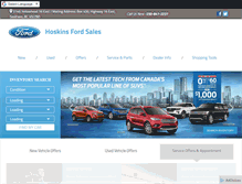 Tablet Screenshot of hoskinsford.com